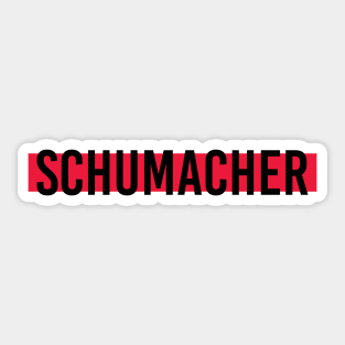 Mick Schumacher Driver Name - 2022 Season #4 Sticker